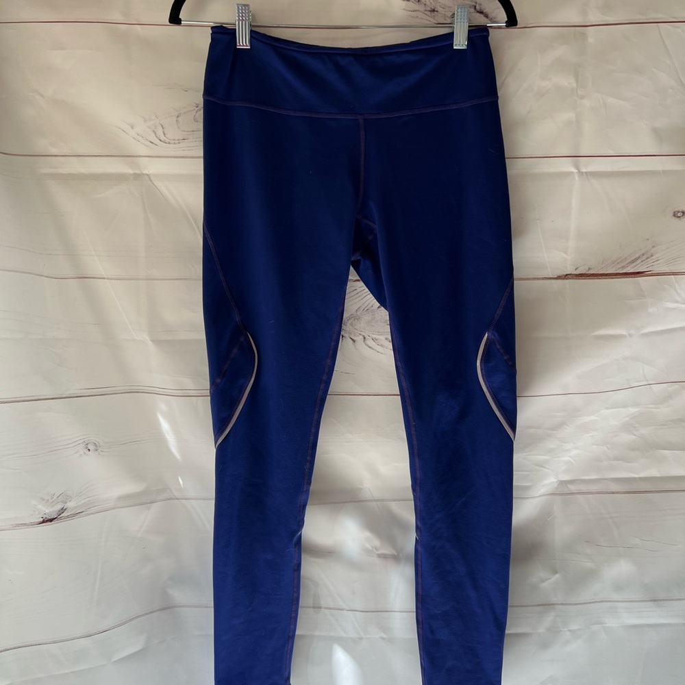 Zella blue leggings size medium